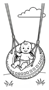 coloriage bébé updated gratuit à imprimer