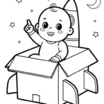 coloriage bébé updated à imprimer kawaii