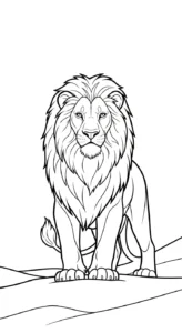 coloriage lion updated a dessiner en ligne
