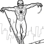 coloriage spiderman updated gratuit à imprimer