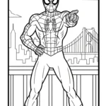 coloriage spiderman updated et decoupage a imprimer gratuit