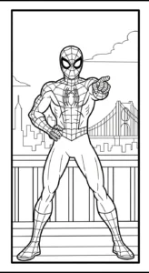 coloriage spiderman updated et decoupage a imprimer gratuit