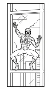 coloriage spiderman updated pour enfant gratuit