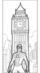 coloriage spiderman updated et apprentissage