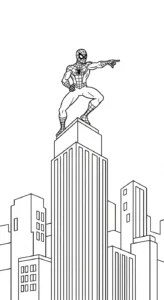 coloriage spiderman updated pour enfant gratuit