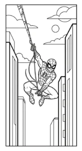 coloriage spiderman updated a colorier en ligne gratuitement