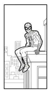 coloriage spiderman updated pour enfant de 7 ans