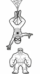 coloriage spiderman updated à imprimer pour enfant de 10 ans
