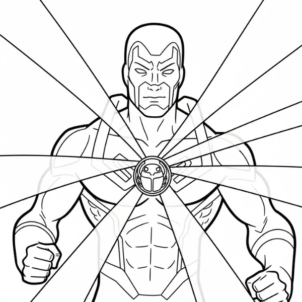 Tranh tô màu Blue Beetle
