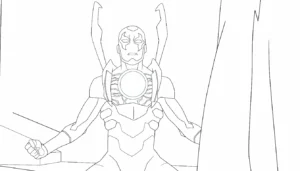 imprimer coloriage Blue Beetle gratuit