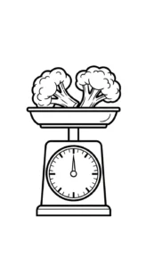 coloriage Brocoli a imprimer pour enfant de 4 ans