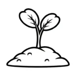 coloriage Brocoli à imprimer pour enfant de 7 ans