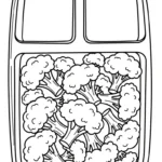coloriage Brocoli pour enfant de 10 ans