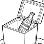 image pour coloriage Coca Cola enfant