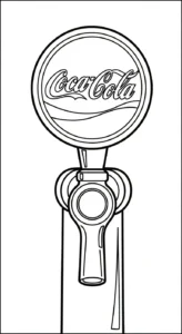 a imprimer coloriage Coca Cola gratuit