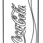 image de coloriage Coca Cola pour enfant