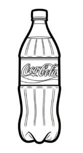 coloriage Coca Cola à imprimer pour enfant de 12 ans