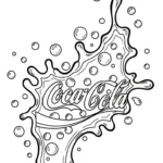 coloriage Coca Cola à imprimer gratuitement