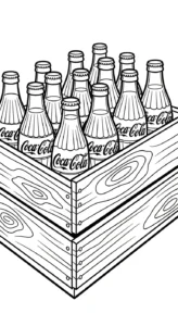coloriage Coca Cola pour enfant gratuit