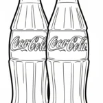 coloriage Coca Cola à imprimer a4