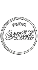 coloriage Coca Cola pour enfant