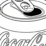 coloriage Coca Cola à imprimer a4