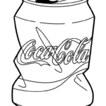 coloriage Coca Cola pour enfant