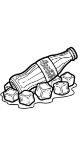 coloriage Coca Cola à imprimer gratuitement pdf