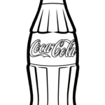 coloriage Coca Cola et decoupage a imprimer gratuit