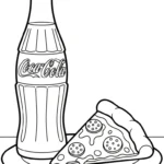 coloriage Coca Cola pour bebe a imprimer