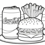 coloriage Coca Cola pour primaire