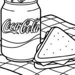 coloriage Coca Cola et dessins