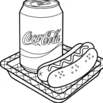 coloriage Coca Cola a imprimer