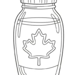 coloriage Feuille d’Érable pour enfant gratuit