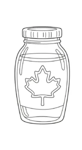 coloriage Feuille d’Érable pour enfant gratuit
