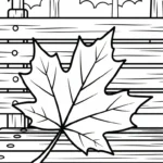 coloriage Feuille d’Érable et dessin a imprimer