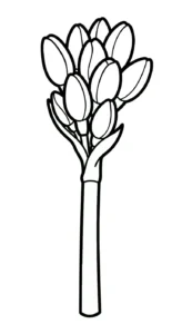 coloriage Jonquille gratuit
