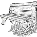 coloriage Jonquille pour enfants a imprimer gratuit