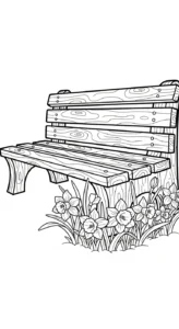 coloriage Jonquille pour enfants a imprimer gratuit