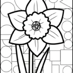 coloriage Jonquille a dessiner et imprimer