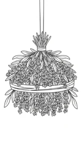 coloriage Lavande pour enfant a imprimer gratuit