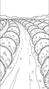coloriage Lavande pour enfants à télécharger