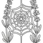 coloriage Lavande a dessiner et imprimer
