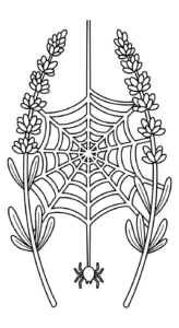 coloriage Lavande a dessiner et imprimer