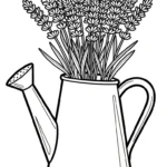image pour coloriage Lavande enfant