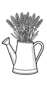 image pour coloriage Lavande enfant