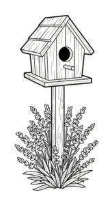 coloriage Lavande et dessin a imprimer