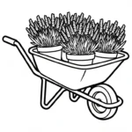 coloriage Lavande pour enfant de 3 ans