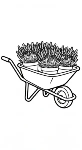 coloriage Lavande pour enfant de 3 ans