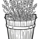 coloriage Lavande à imprimer gratuit